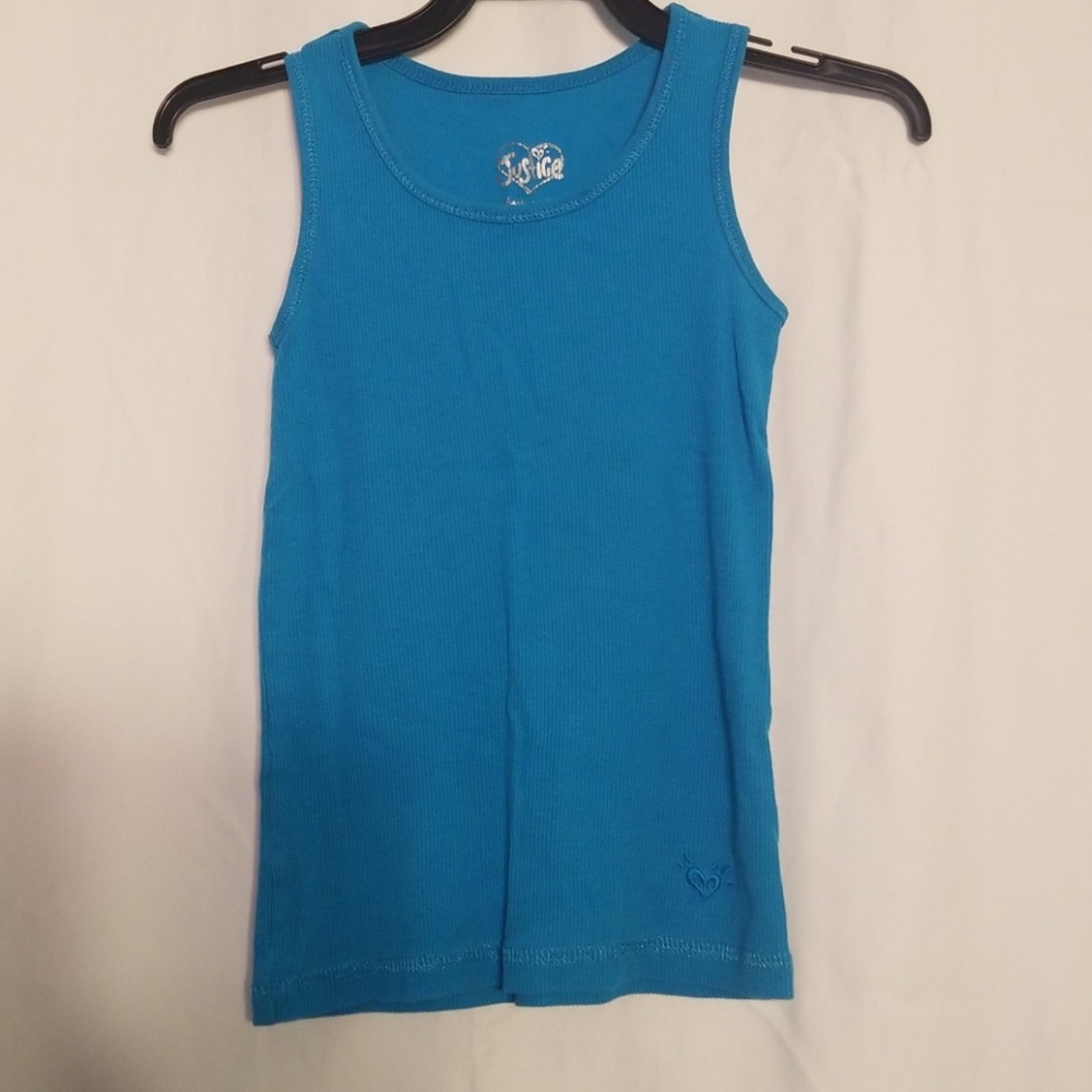 Girls justice tank top size 6